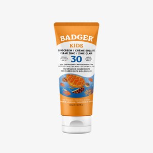 Badger SUNSCREEN CREAM SPF 30 - KIDS CLEAR ZINC nieokreślony