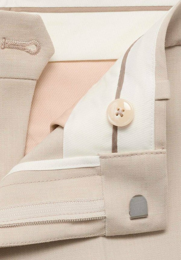 STRETCH SUPER SLIM-FIT - Trousers - beige2