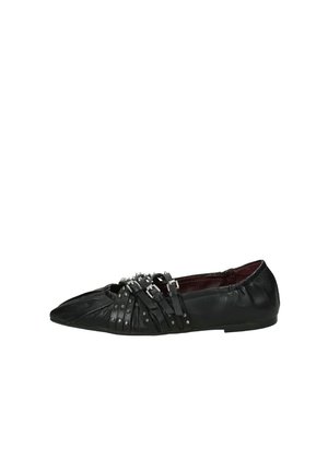 Ballerine con cinturino - black