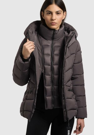 khujo, HERSCH2 - 2IN1 (EINSATZ HERAUSNEHMBAR) - Winterjacke - moody plum