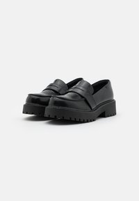 Monki Sapatos sem atacadores - black dark