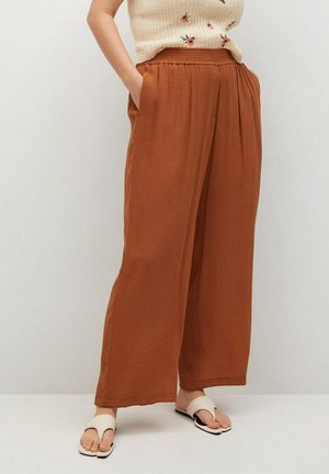 Trousers - orange brûlé