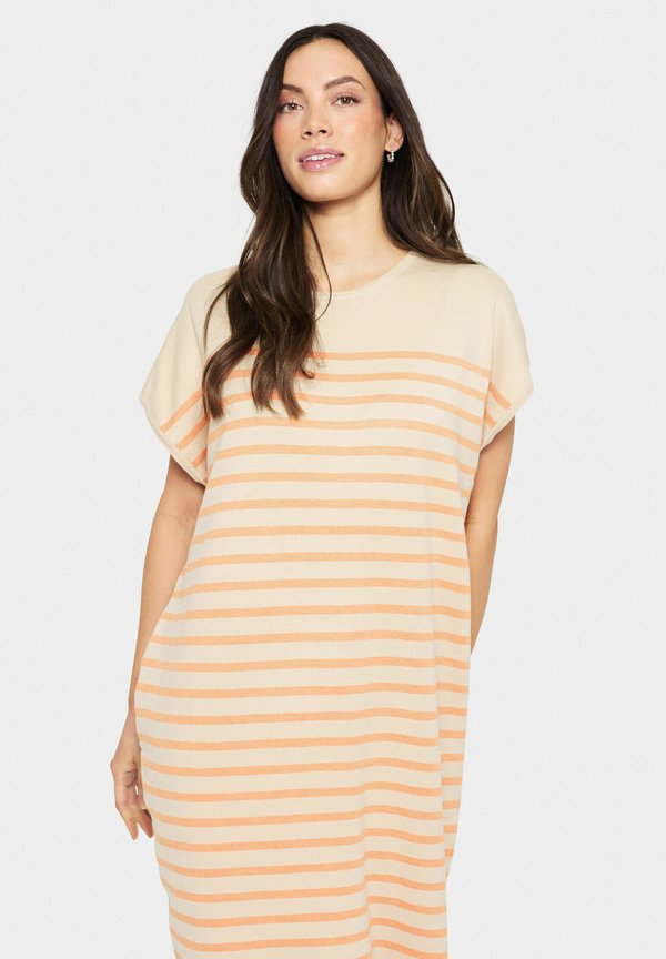 MILASZ STRIPED R-N - Jumper dress - fog orange stripe2