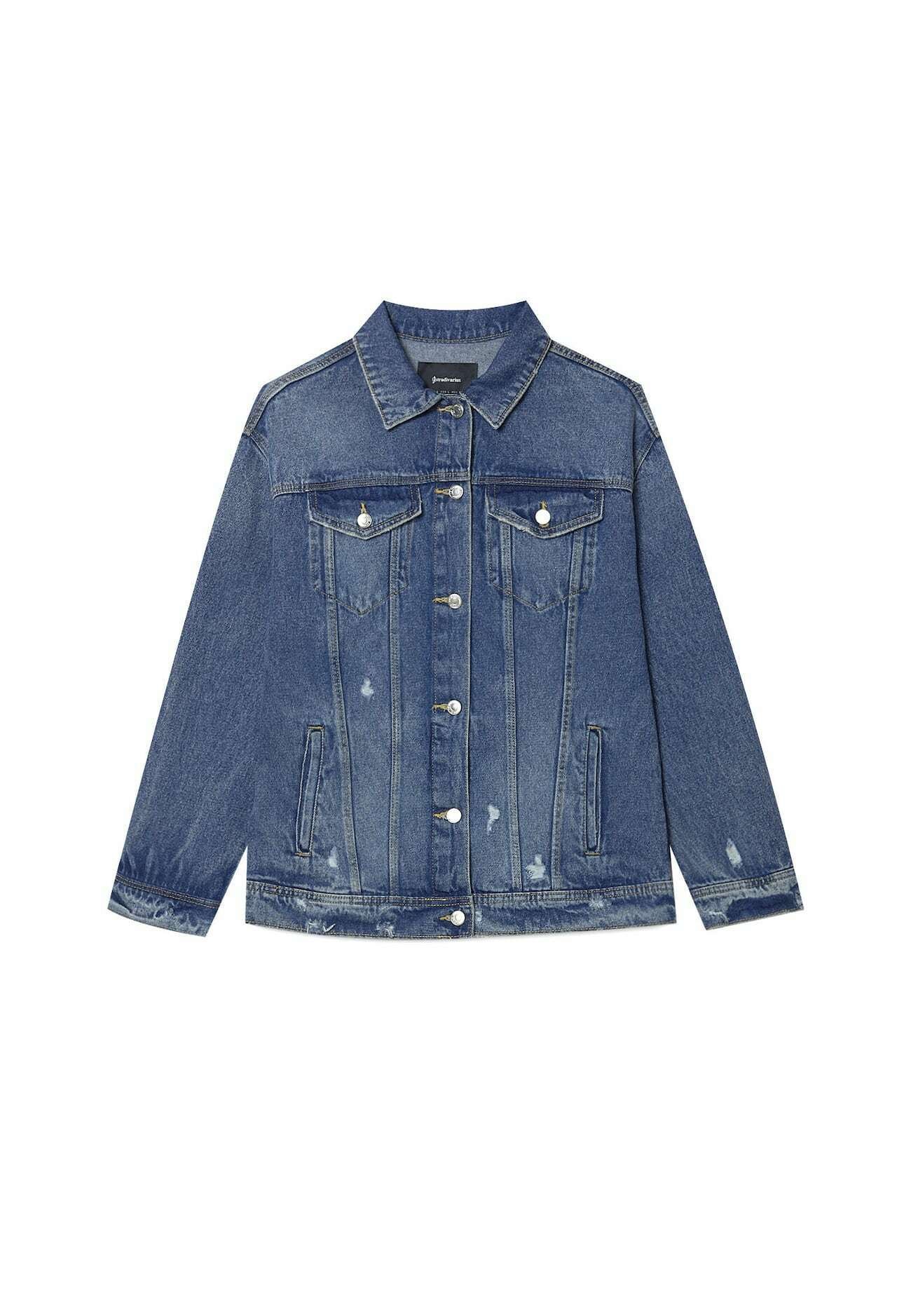 stradivarius veste en jean