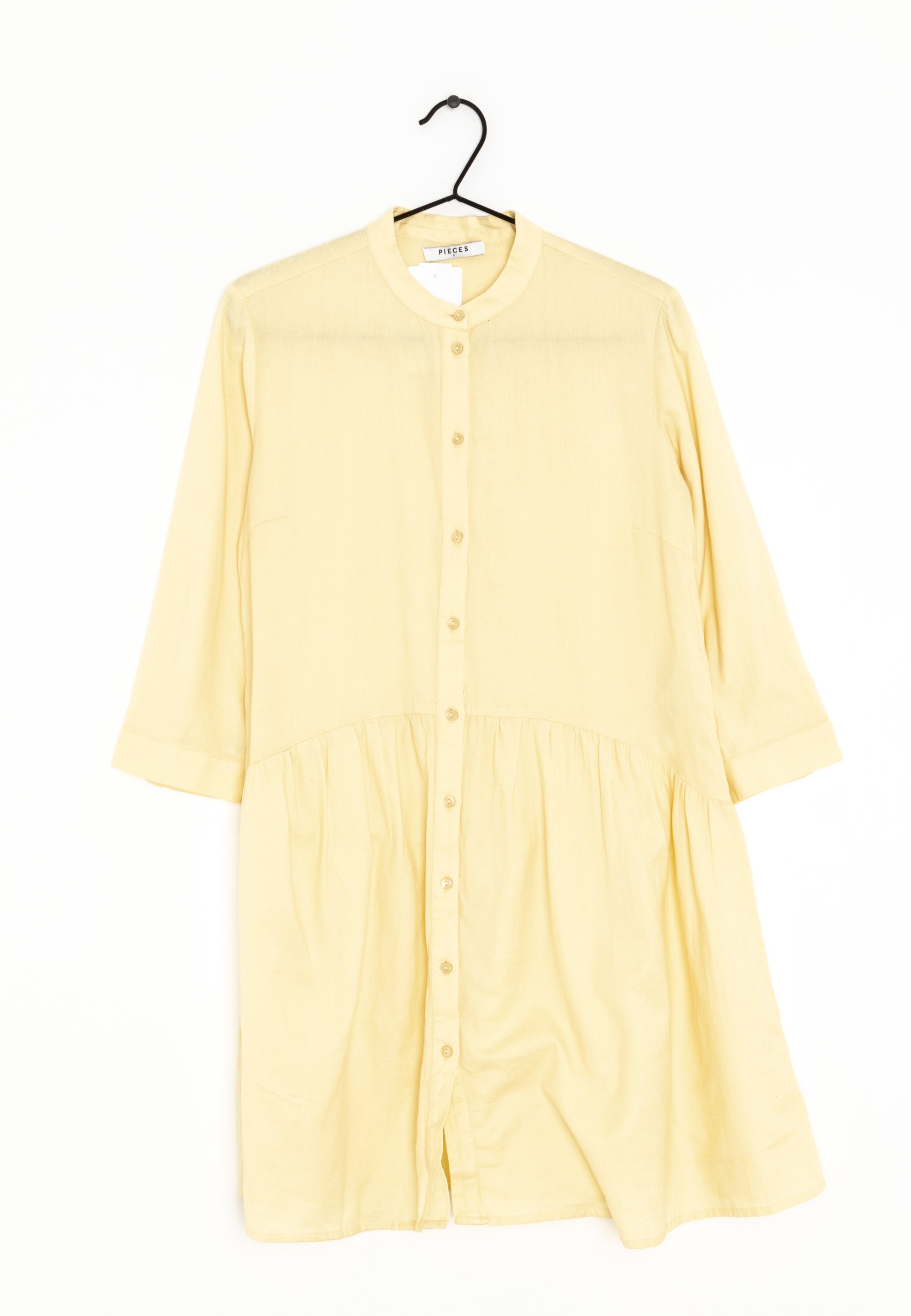 Pieces Shirt dress yellow (Pre-owned) Zalando - Main Image