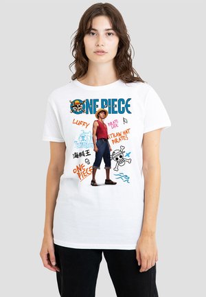 ONE PIECE LUFFY PIRATE LIFE - T-Shirt print - white