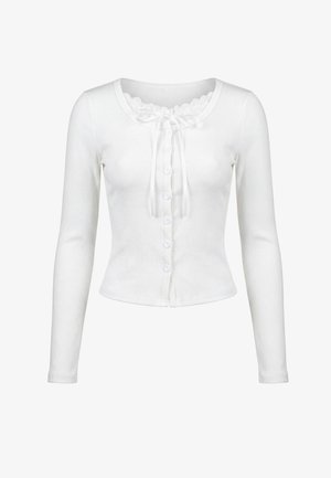 usha, Strickjacke - white