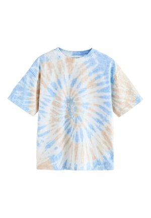 Next SHORT SLEEVE - T-Shirt print - blue/yellow