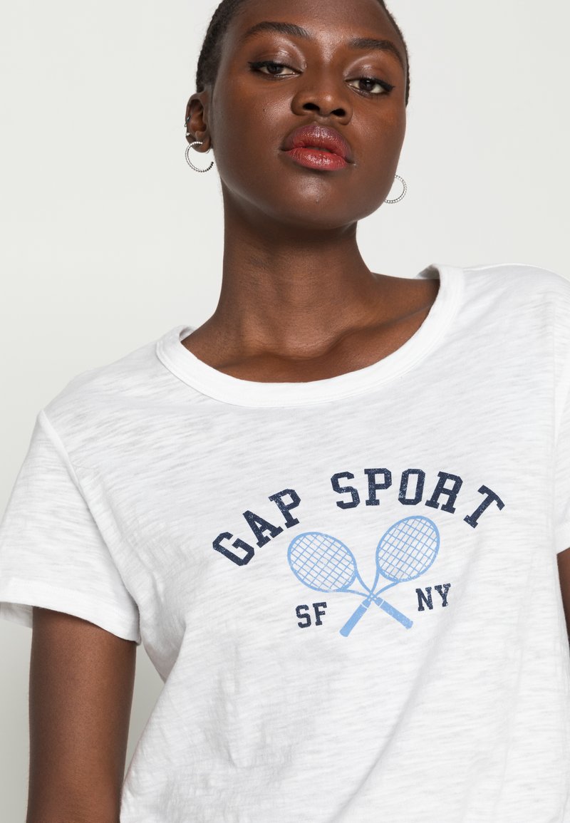Damen T-Shirts | GAP ATHLETIC T-Shirt print white/blau - KW33150 Damen T-Shirts | GAP ATHLETIC T-Shirt print white/blau - KW33150