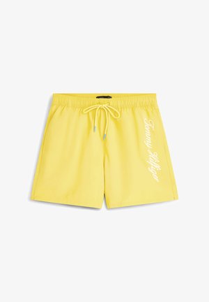 Tommy Hilfiger, SCRIPT MEDIUM DRAWSTRING LOGO - Badeshorts - morningside yellow