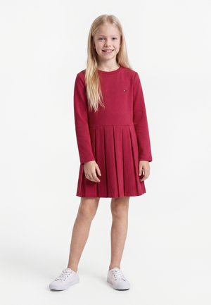 Tommy Hilfiger, ESSENTIAL SKATER DRESS - Φόρεμα φούτερ - blissful berry