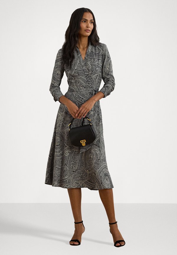 PAISLEY CREPE MIDI DRESS - Day dress2