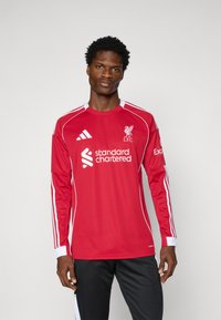 adidas Performance LIVERPOOL FC 25/26 LONG SLEEVE HOME JERSEY - Klubbklær - strawberry red