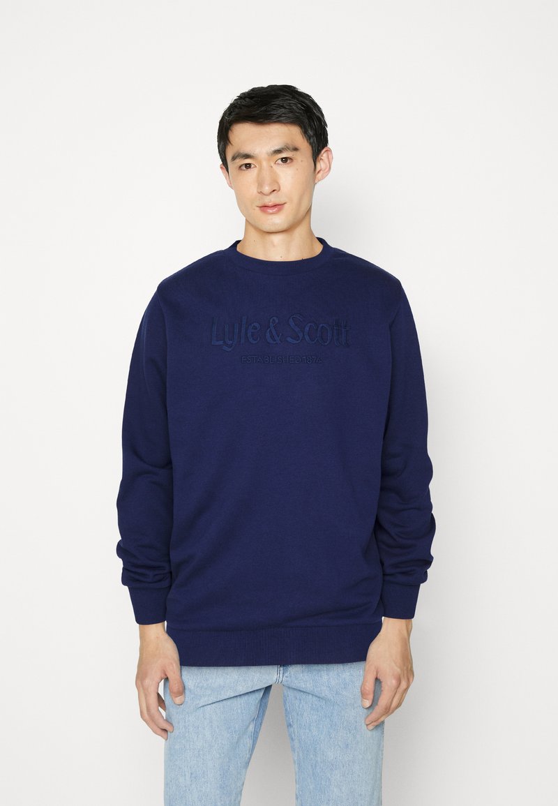 Lyle & Scott CREW NECK - Sweater - navy/donkerblauw - Zalando.be