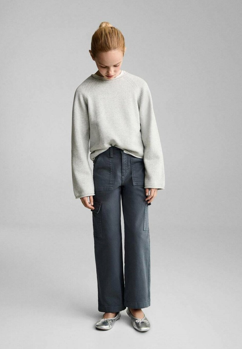 Mango Kids - Jumper - mottled light grey, Enlarge