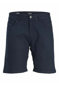 Jack & Jones Junior LEINEN - Farkkushortsit - navy blazer