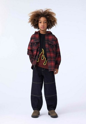 Molo RIZZ - Skjorta - dark red check