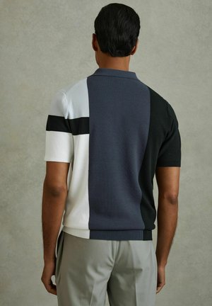 Reiss, REGULAR FIT - CHARGE COLOURBLOCK POLO SHIRT . - Poloshirts - blue multi