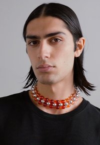 Lorette Colé Duprat TRINITY NECKLACE UNISEX - Collana - silver-coloured