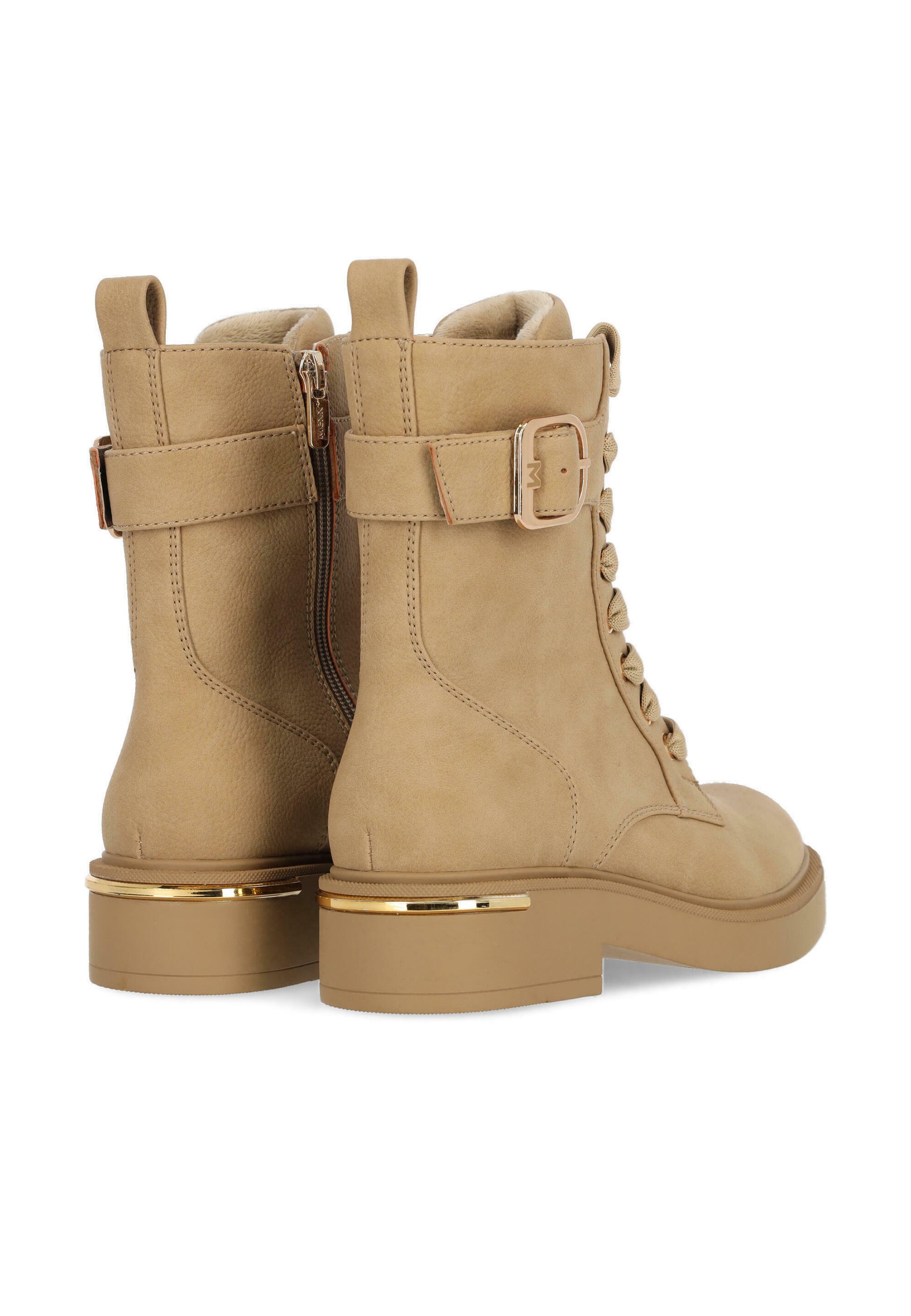 CAMINANDO MIDDLE BOOTS　ベージュ　25ｃｍ　2024AW MOC SHORT BOOTS BEIGE SUEDE – caminando.jp