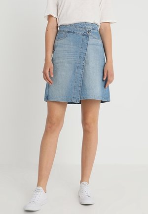 A-linjainen hame - blue denim