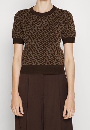 T-Shirt print - brown