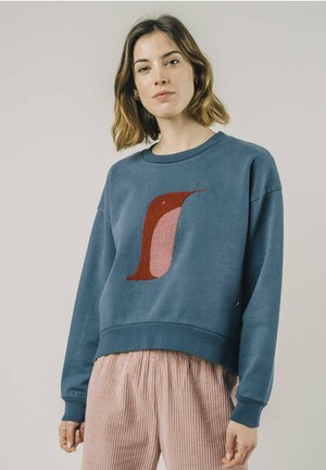 PENGUIN ROUNDED - Sweatshirt - blue