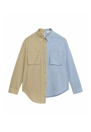Twist TWIST COLORBLOCK CONTRAST STITCHED - Button-down blouse - blue