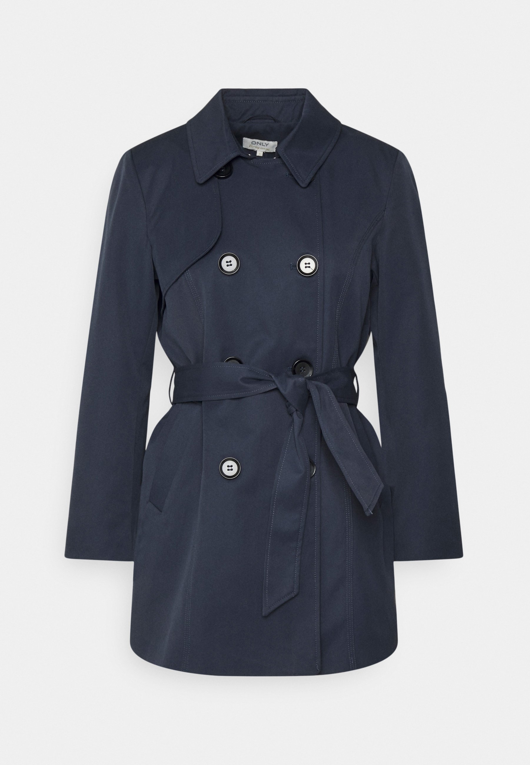 ONLY Petite ONLVALERIE Trenchcoat night sky/dark blue Zalando