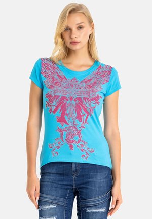 Cipo & Baxx T-shirt print - turquoise