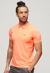Superdry & Co ESSENTIAL LOGO - Poloshirt - dry fluro orange