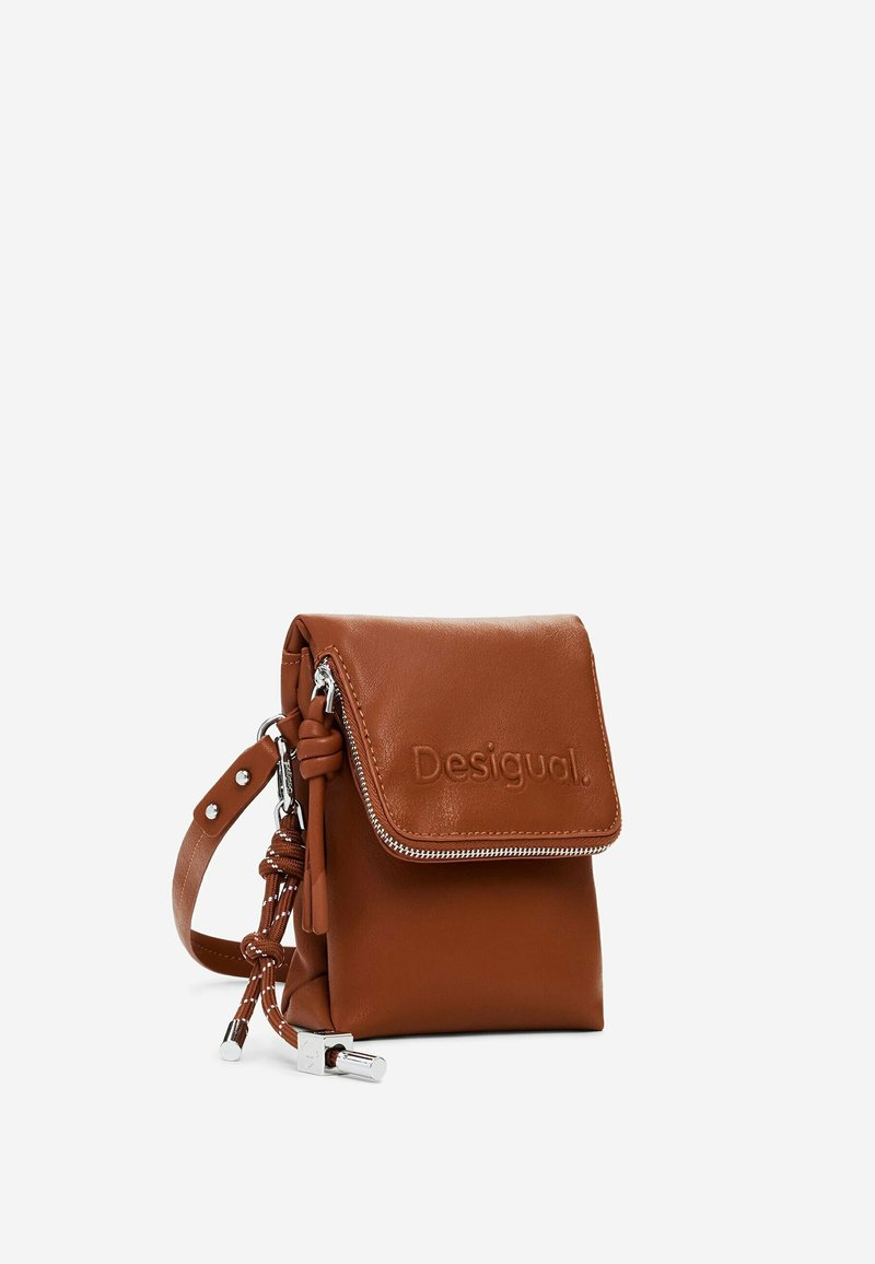Borsa A Tracolla In Vera Pelle Marrone – Mini Crossbody Per Cellulare E Piccoli Oggetti, Con Jack Per Cuffie - 4