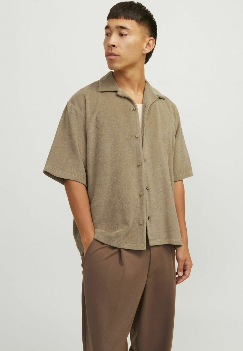 Jack & Jones PREMIUM EINFARBIG - Camicia - timber wolf
