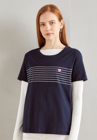 Esprit - TEE - Triko s potiskem - navy Miniatura obrázku 1