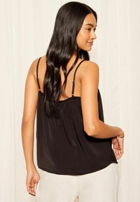 Friends Like These STRAPPY RUFFLE EDGE  REGULAR FIT - Felső - black