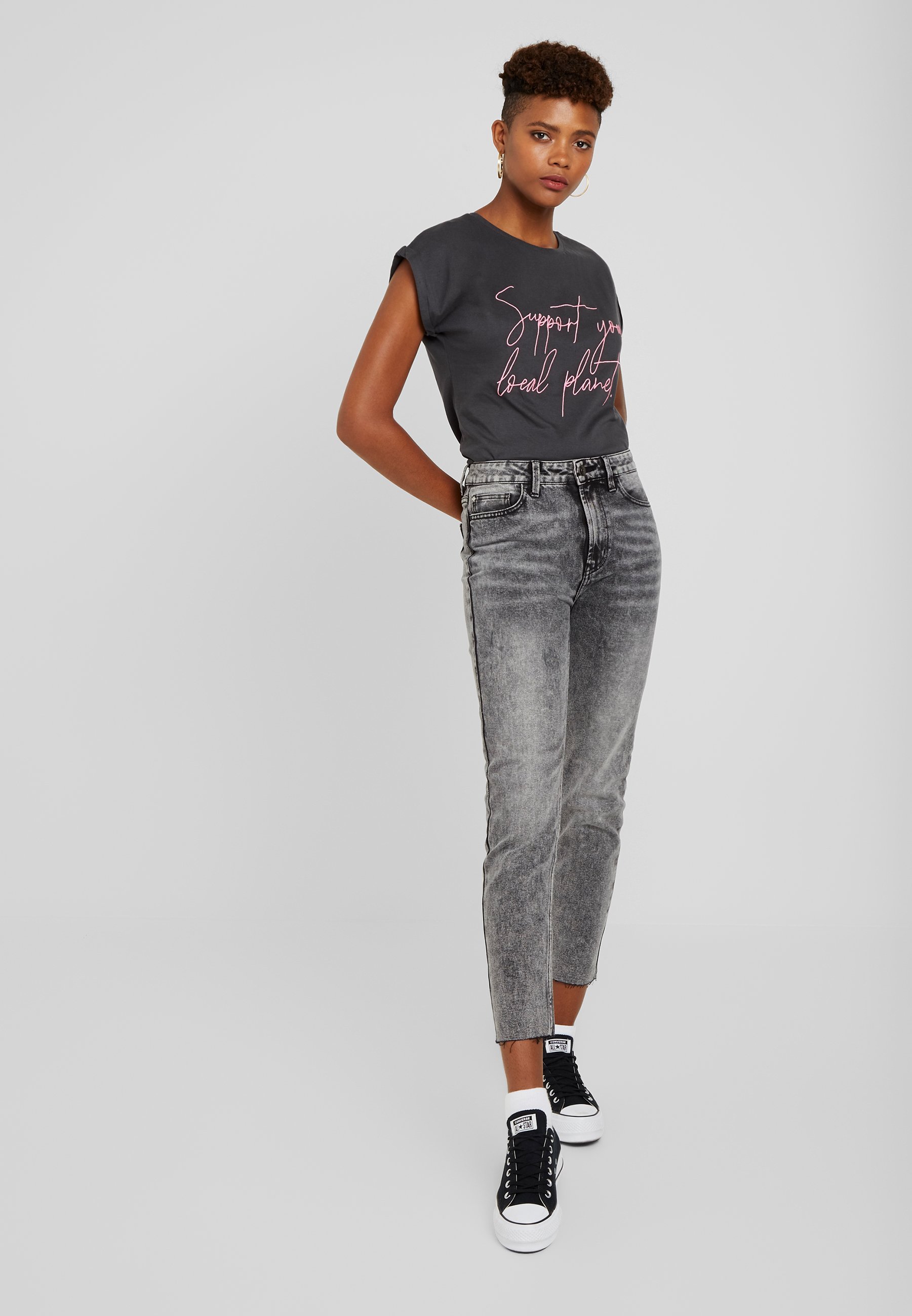 ONLY ONLEMILY - Jeans a sigaretta - black denim/nero denim - Zalando.it