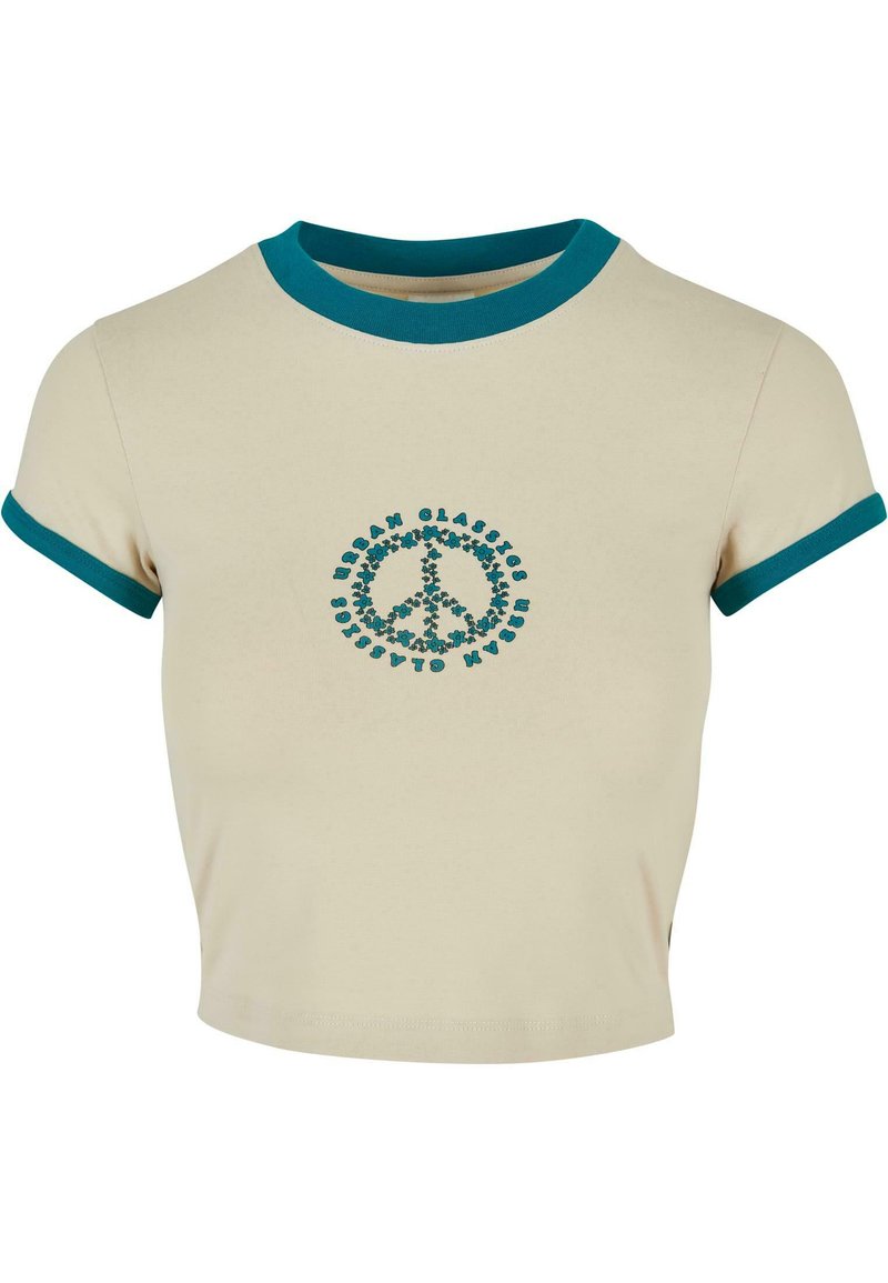 Urban Classics - STRETCH  - Apdrukāts T-krekls - softseagrass watergreen, Palielināt