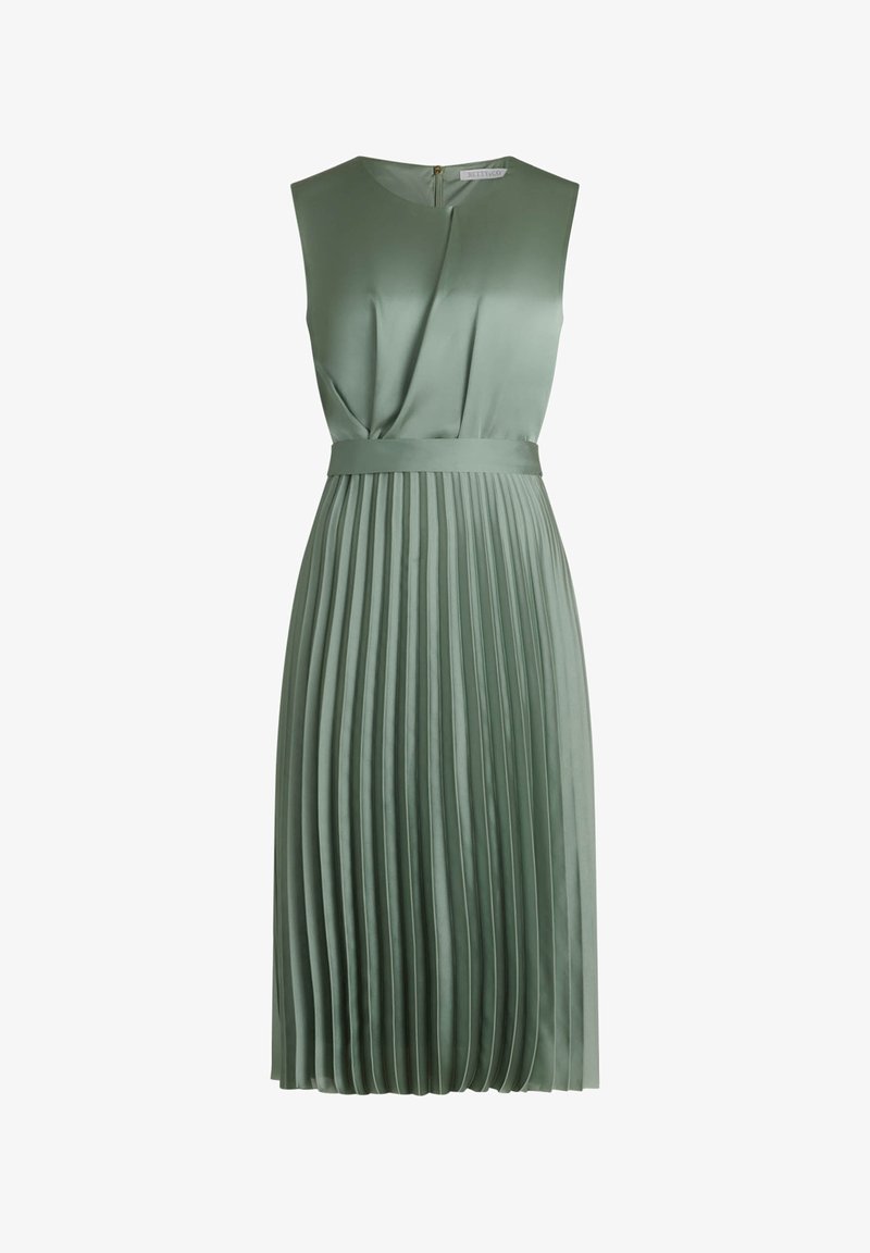 Betty & Co MIT PLISSEE - Cocktail dress / Party dress - pad/green - Zalando.ie Betty & Co MIT PLISSEE - Cocktail dress / Party dress - pad/green - Zalando.ie