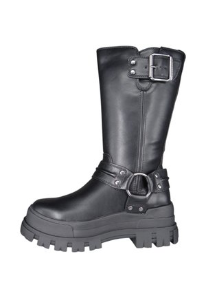 ASPHA - Cowboy- / bikerstøvler - black