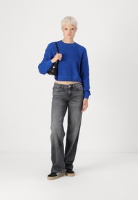 Noisy May NMMAYSA O NECK - Svetrík - lapis blue