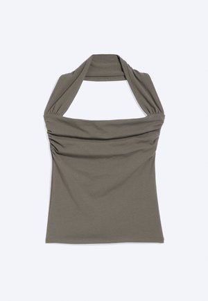 Weekday, HALTER TOP - Μπλούζα - mole grey