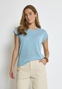 CARLINA - T-shirt - bas - met ice blue met