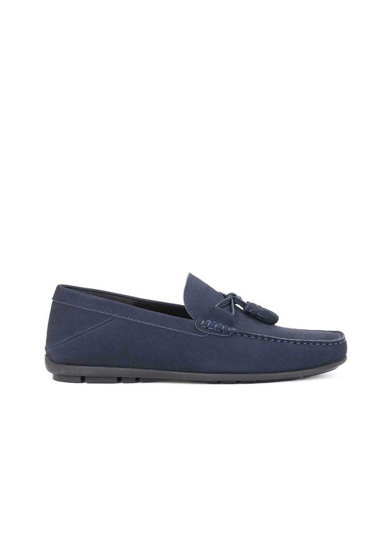 Herren Sneaker | Kazar SAXTON NUBUCK MOCCASINS WITH TASSELS Business-Slipper dark blue/dunkelblau - SP81421 Herren Sneaker | Kazar SAXTON NUBUCK MOCCASINS WITH TASSELS Business-Slipper dark blue/dunkelblau - SP81421