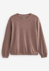 Next SOFT WAFFLE LONG SLEEVE - Nattøj sæt - mocha