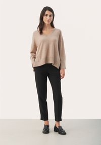 Part Two HELLINPW CASHMERE - Džemperis - light camel melange