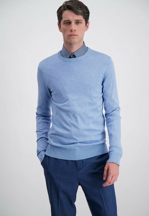 Lindbergh ROUND NECK - Neule - lt blue mel