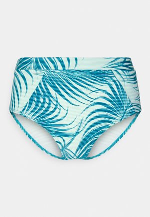 LASCANA, PANTS HIGHWAIST COAL - Bikini bottoms - petrol