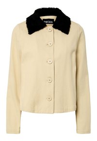 PCJACKIE JACKET - Lett jakke - beige