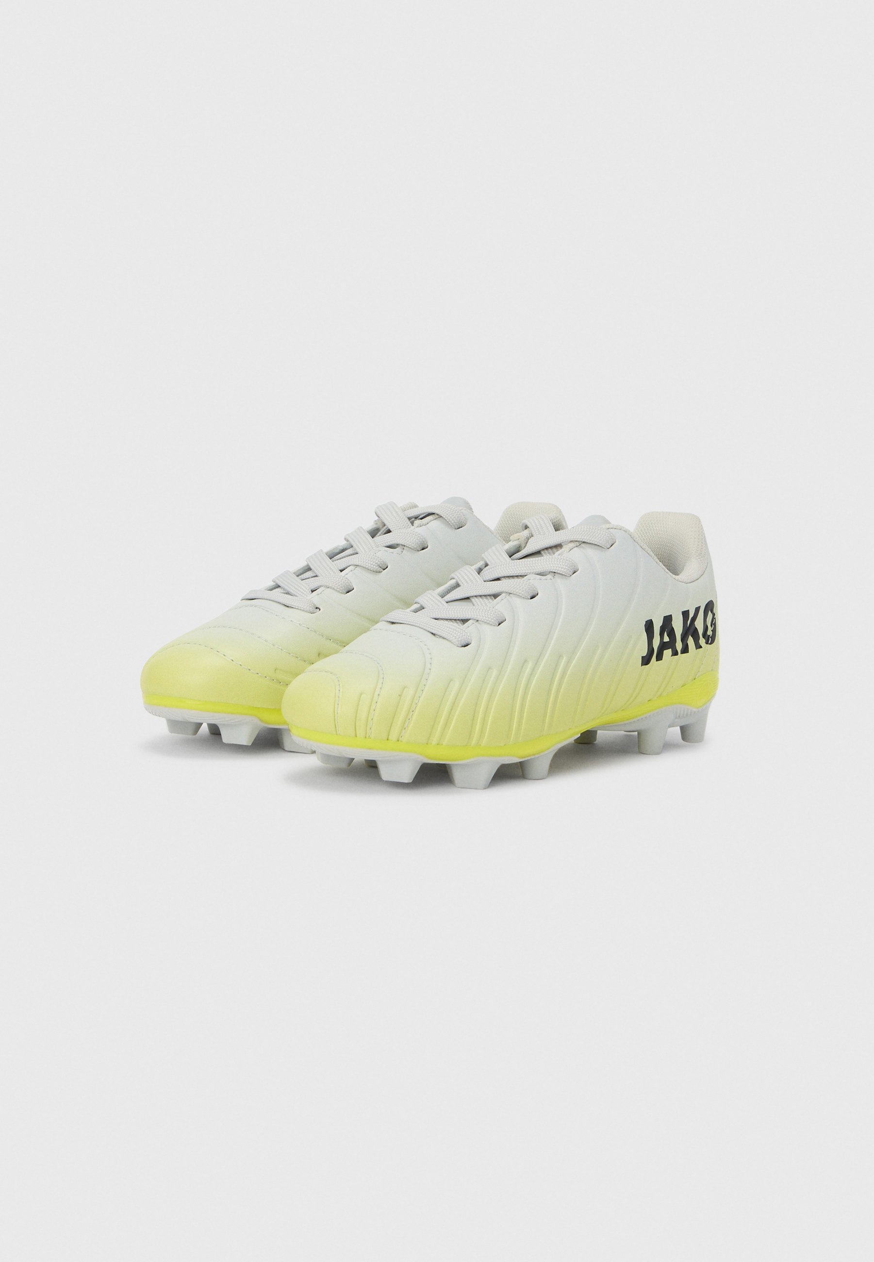 grey and yellow football boots