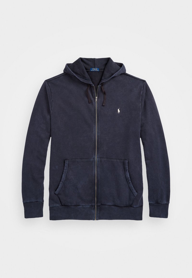 Polo Ralph Lauren Big & Tall LOOPBACK FLEECE FULL-ZIP HOODIE - Tröja med dragkedja - faded black